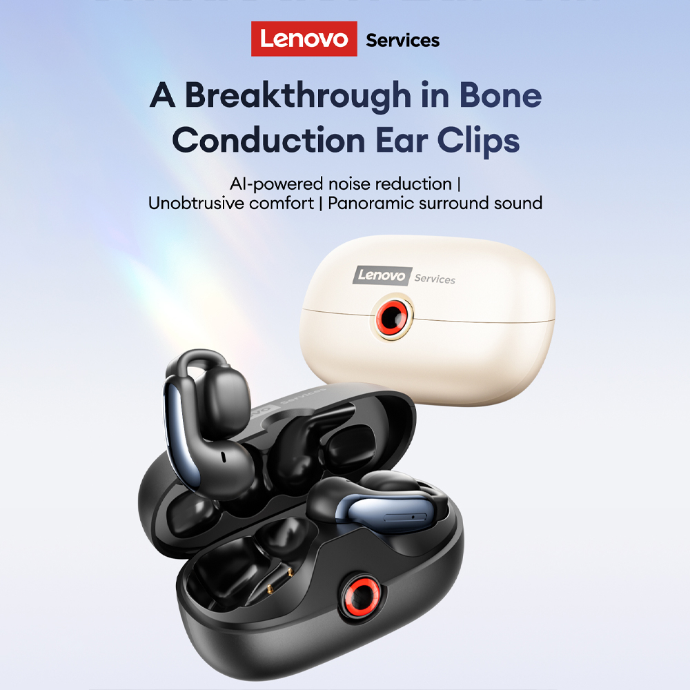 Gaming Console Case - Lenovo LES-108 Beengeleiding TWS Oorclips Oortelefoon