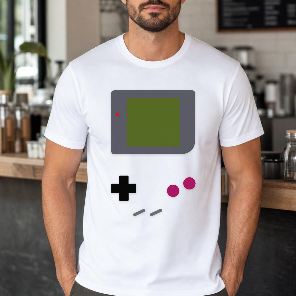 Gaming Console In 90S - Retro handheld gameconsole grafisch T-shirt voor