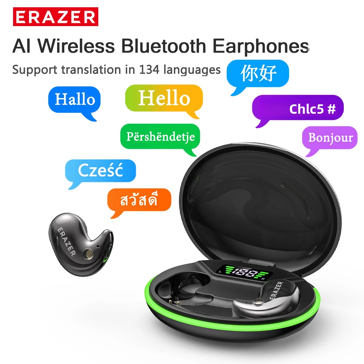 Gaming Console Case - EARZER XF58 In-Ear Bluetooth Hoofdtelefoon Met