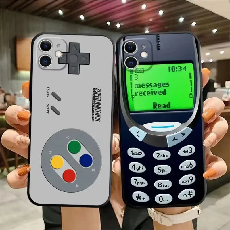 Gaming Console Quotes - Retro gameconsole radio telefoonhoesje voor iPhone