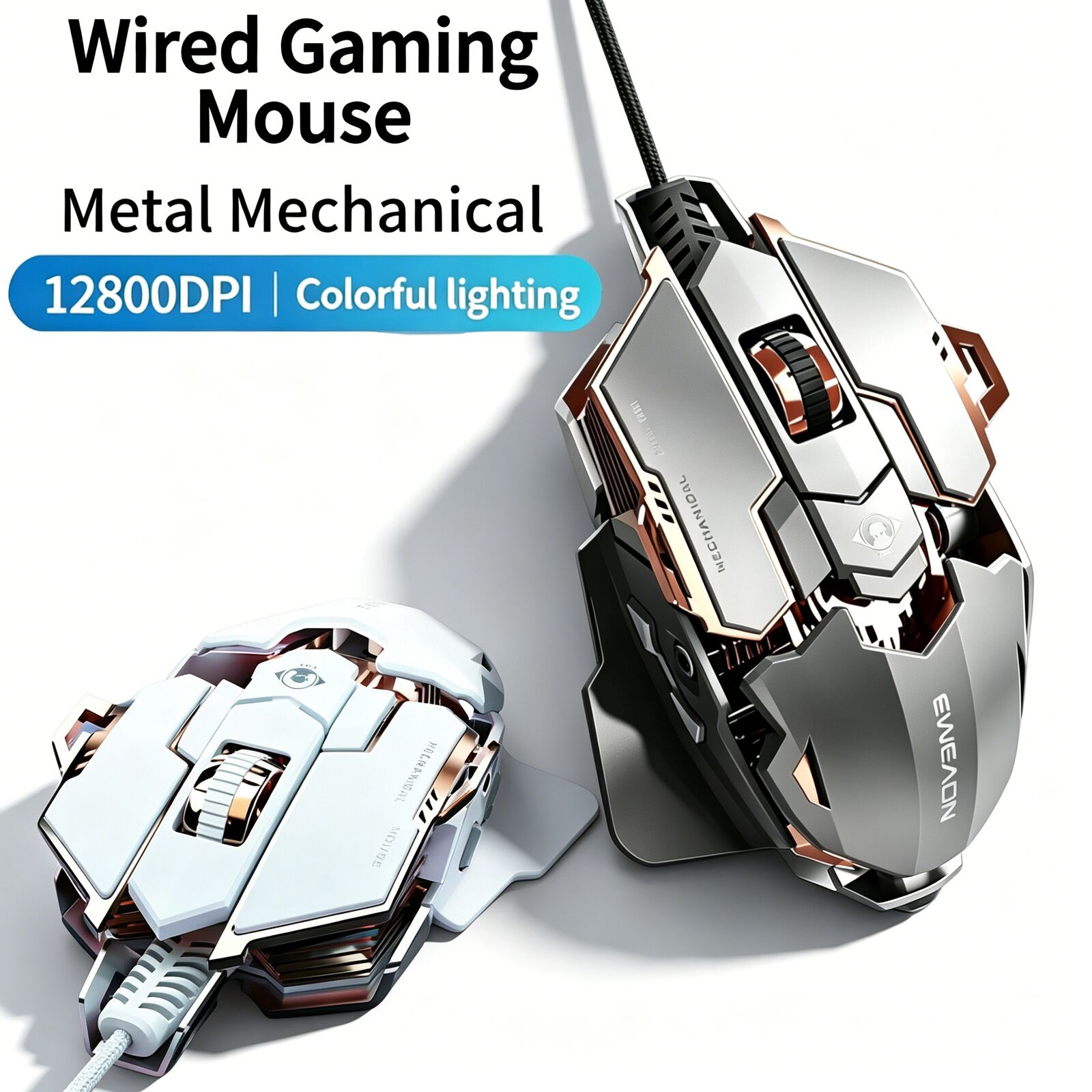Gaming Console G5 - G5 Bedrade Gaming Muis Metalen Mechanische