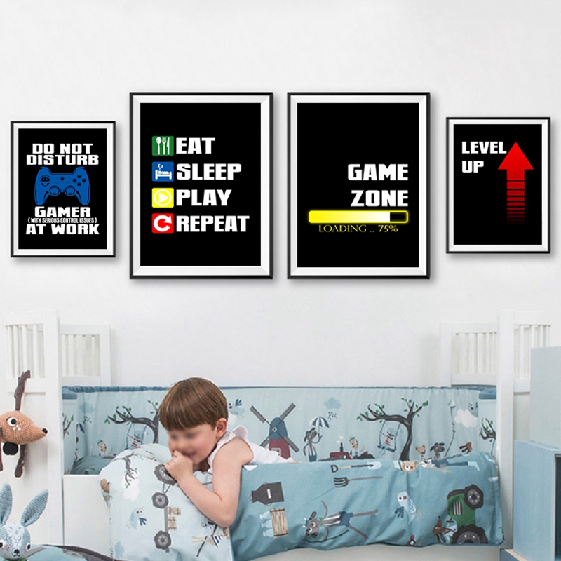 Gaming Quotes Art Schilderen x - Gaming Console Quotes recensie en prijs