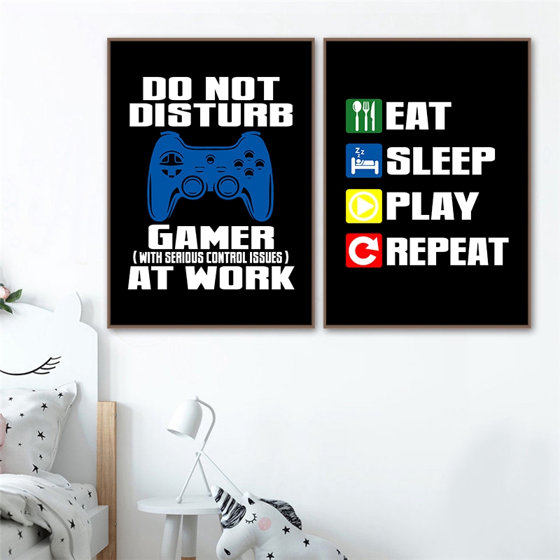 Gaming Quotes Art Schilderen x - Gaming Console Quotes recensie en prijs