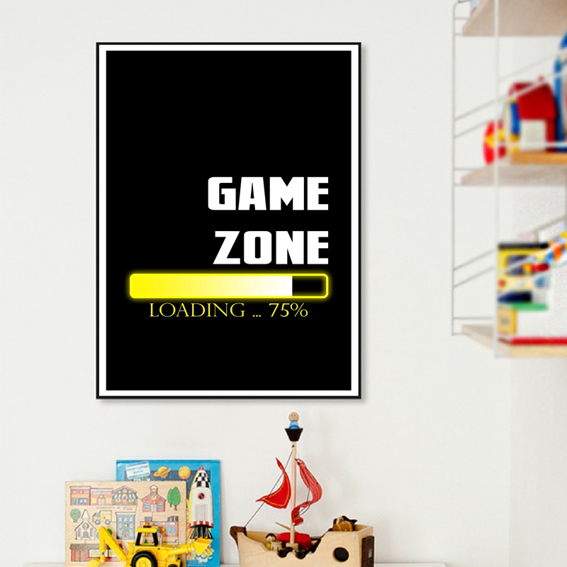 Gaming Quotes Art Schilderen x - Gaming Console Quotes recensie en prijs