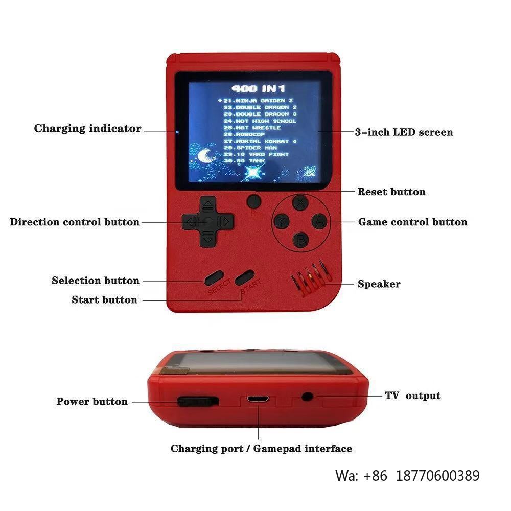 400-in-1 handheld gameconsole  - Gaming Console With Games recensie en prijs