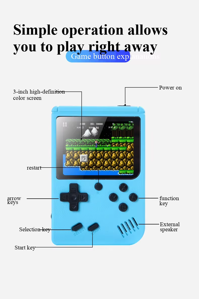 400-in-1 MINI Games Handheld G - Gaming Console Deals recensie en prijs