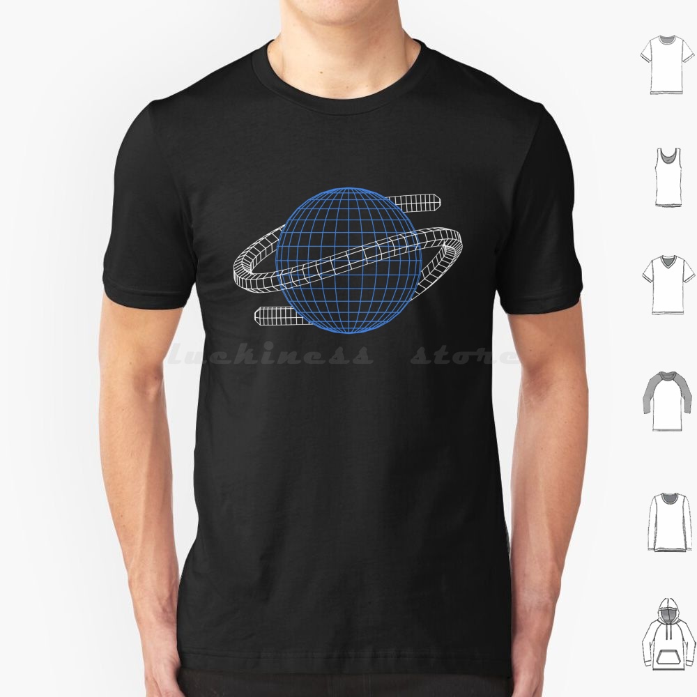 Saturn Wireframe T-shirt Manne - Gaming Console In 90S recensie en prijs