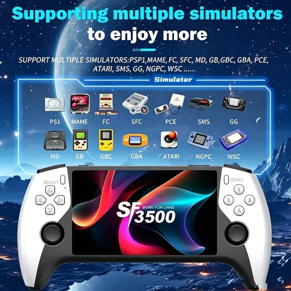 SF3500 5 inch Handheld Game Co - Gaming Console Deals recensie en prijs